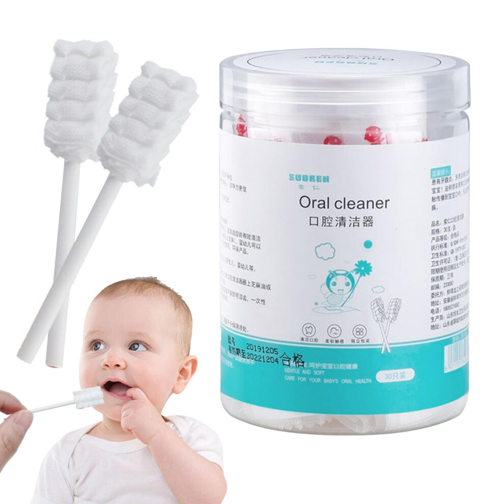 Baby Mouth Cleaner, Hygienic Baby Toothbrush, Toddler Toothbrush, Gauze Toothbrush, Individually Packaged
