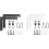 Universal Projector Screen Wall Mounted Bracket Set With L Bracket Styles Hooks Black For Home Theater 5