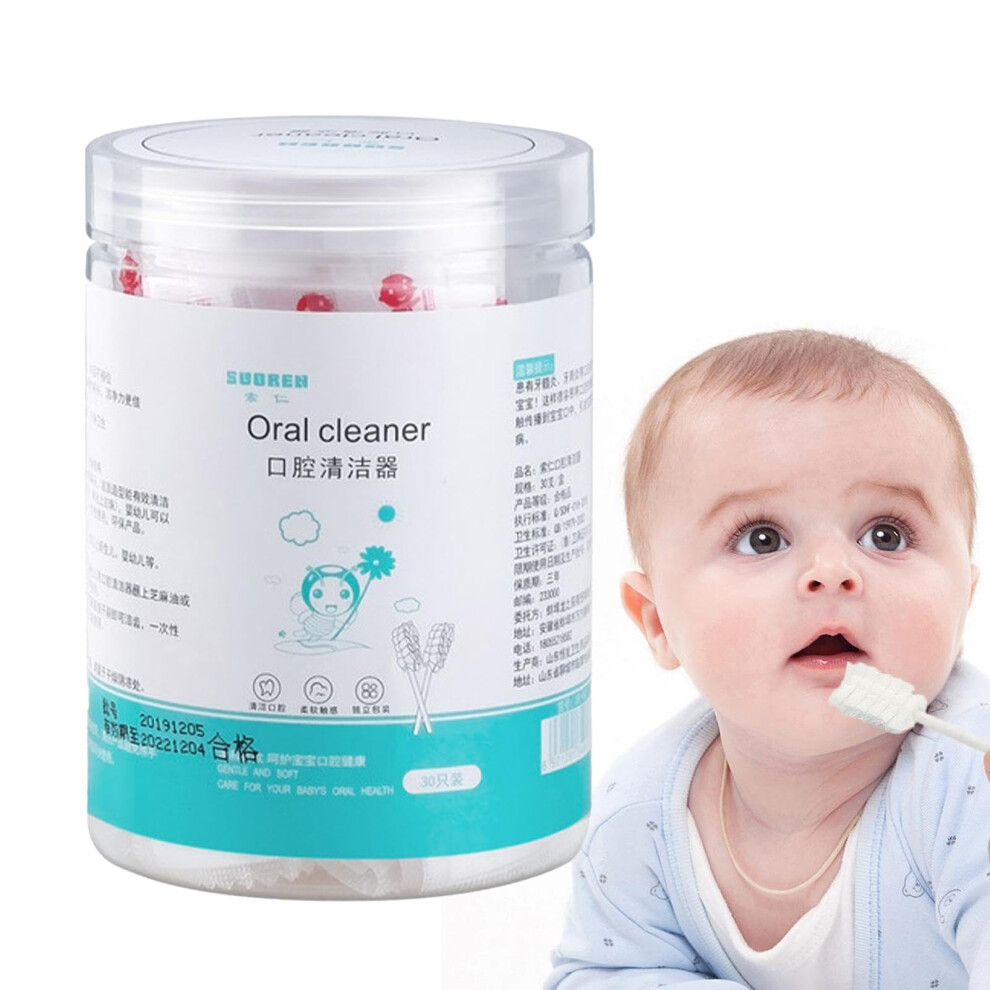 Baby Tongue Cleaner Gauze Infaant Tongue Cleaner Soft Gauze Toothbrush Individual Packaging