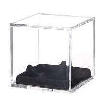 Baseball Storage Box Acrylic Clear Display Case Dustproof Protector Cube Fits Standard Baseballs