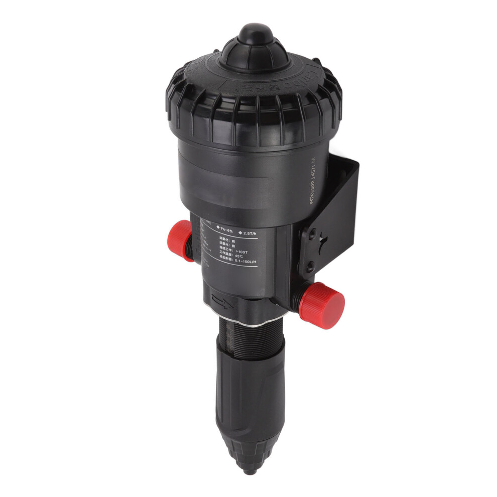 Black 1-6% G3/4 Fertilizer Doser, 10-2500L/H, Auto Water Injection Pump-image-OPC-PMH6HVG-NEW