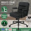 ELFORDSON ELFORDSON Office Chair Ergonomic Executive Computer Work Fabric Black 2