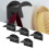 Self-Adhesive Plastic Hat & Accessory Hanger 4.8x3.4cm Black (5 Pack) 14