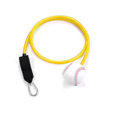 Baseball Exercise Band With Interchangeable Baseball Grip, Rubber Resistance Band, Baseball Throwing Trainer