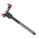 Arrow Measuring T Ruler Plastic Black for Precise Compound Recurve Bow Tuning 16