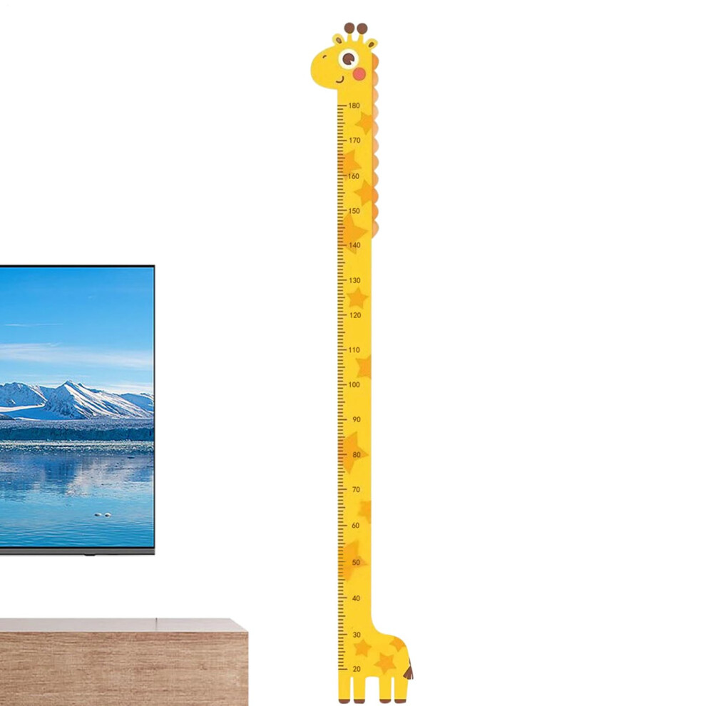 Child Height Wall Chart Growth Chart For Wall Giraffe Themed Toddler Height Tracker For Boys And Girls Nursery