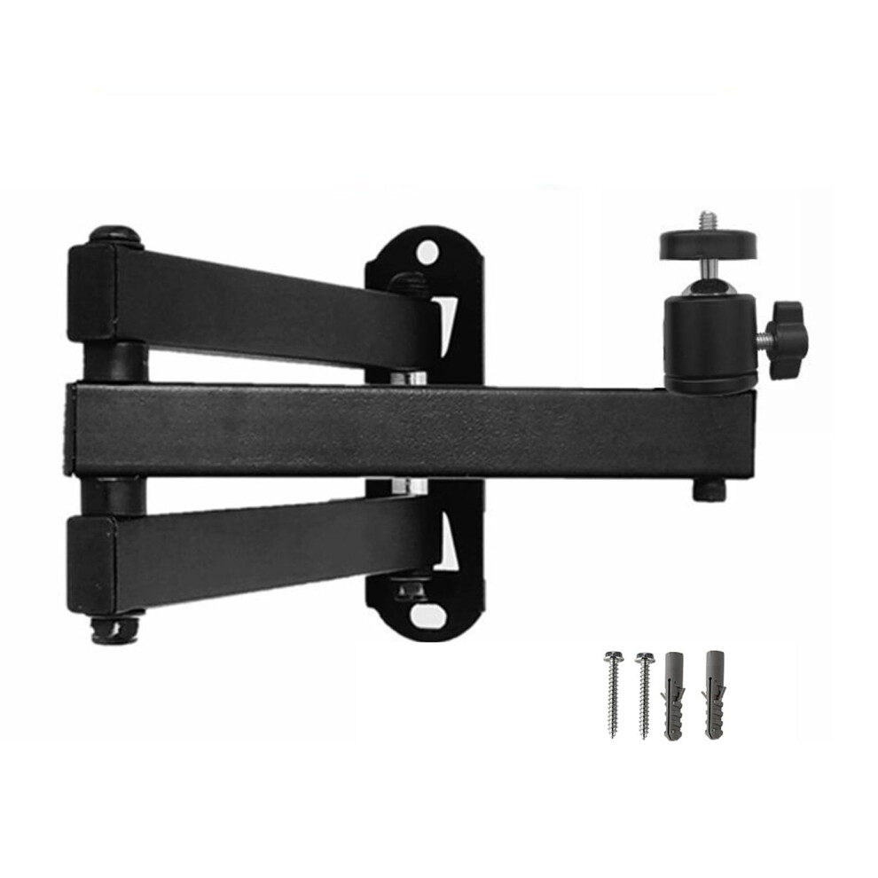 Small Projectors Wall Mount Stand With 360-Degree Rotatable Head And 90-Degree Tilt Three-Arm Projector Holder 60Cm 9354506611361