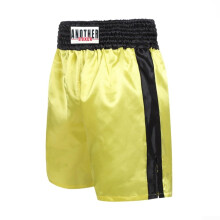 Unisex Boxing Shorts For MMA Muay Thai Training Trunks For Adults Yellow