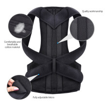 XS-5XL Plus Size Back Brace Corrector for Men and Women Adjustable Support Posture Straightener for Scoliosis Relief