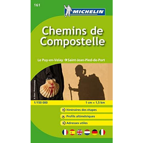 Le chemin de Compostelle Zoom Map 161 by Michelin Other Book