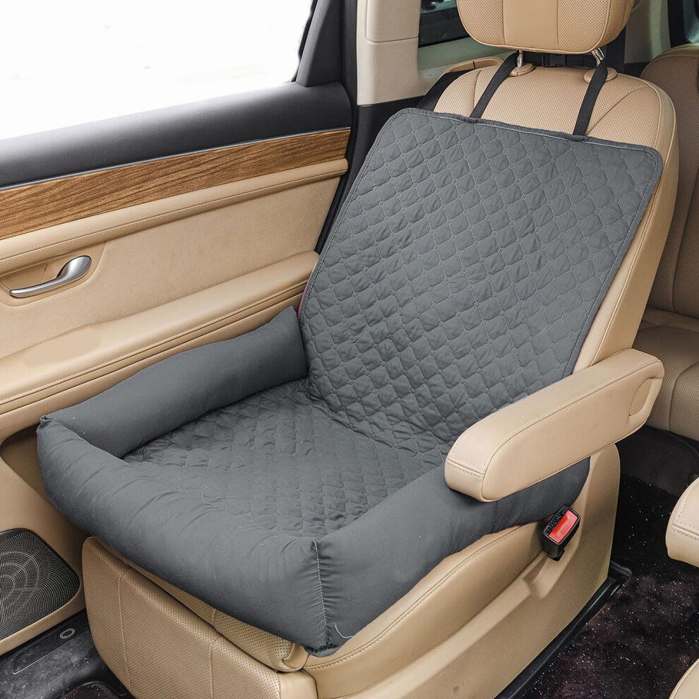 Pet Car Seat For Hyundai Santa Fe IV 7-Seat Compatible Grey Seat Accessories-image-OPC-PMH6KC5-NEW