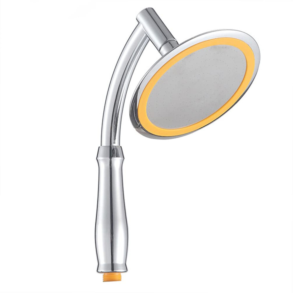High Pressure 6 Inch Rain Handheld Showerhead G1/2 Thread 360 Degree Rotatable Replacement Silver 9067246399528