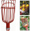 Fruit Picker Basket Metal Construction, Durable Handheld Harvesting Tool For Garden 2