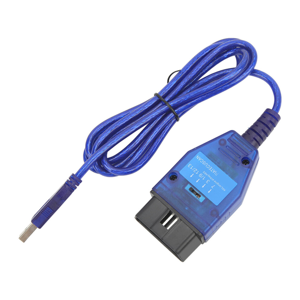 Obd2 Ecu Diagnostic Cable Adapter With 4-Way Switch For Fiat Vehicles 5011356484739