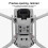 Durable Folding Landing Gear for Mini 2 & Mini SE Drones Extends Height 6