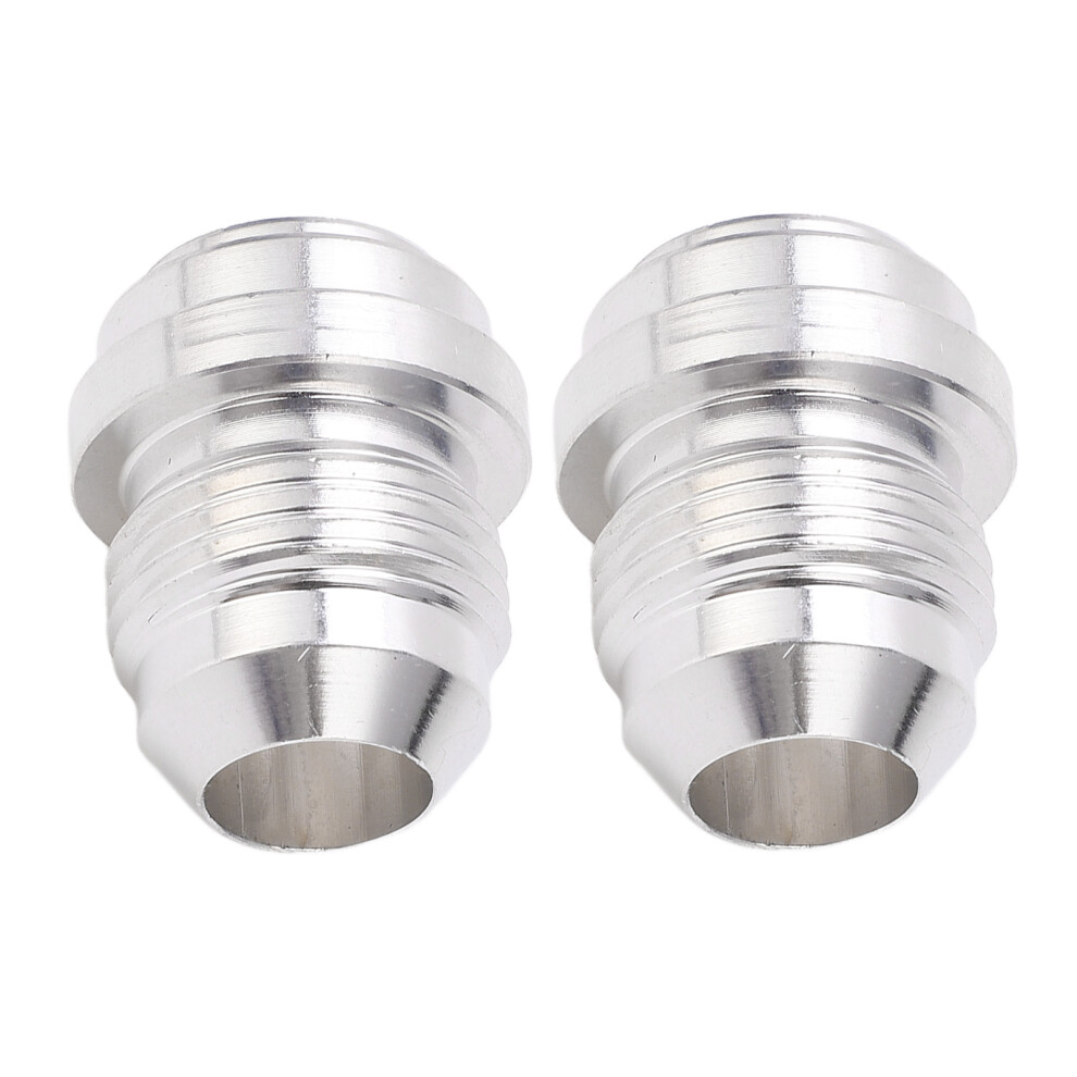 Set Of 2 An8 8An Male Welding Fittings 6061 T6 Aluminum Alloy For Fuel Systems 8451356486802