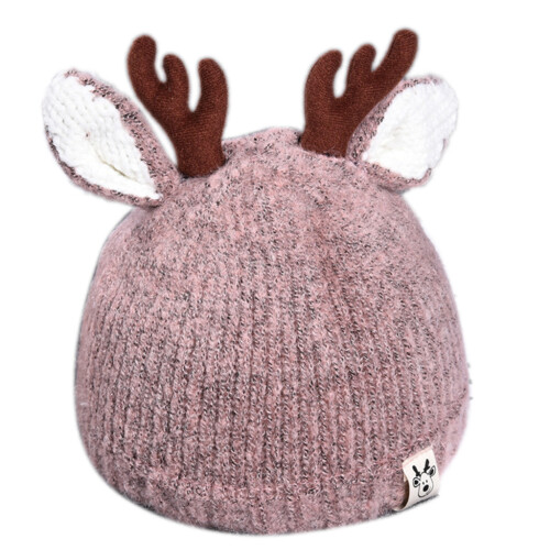 Leuke gewei-kerstmuts voor creatieve wollen muts,-Roze