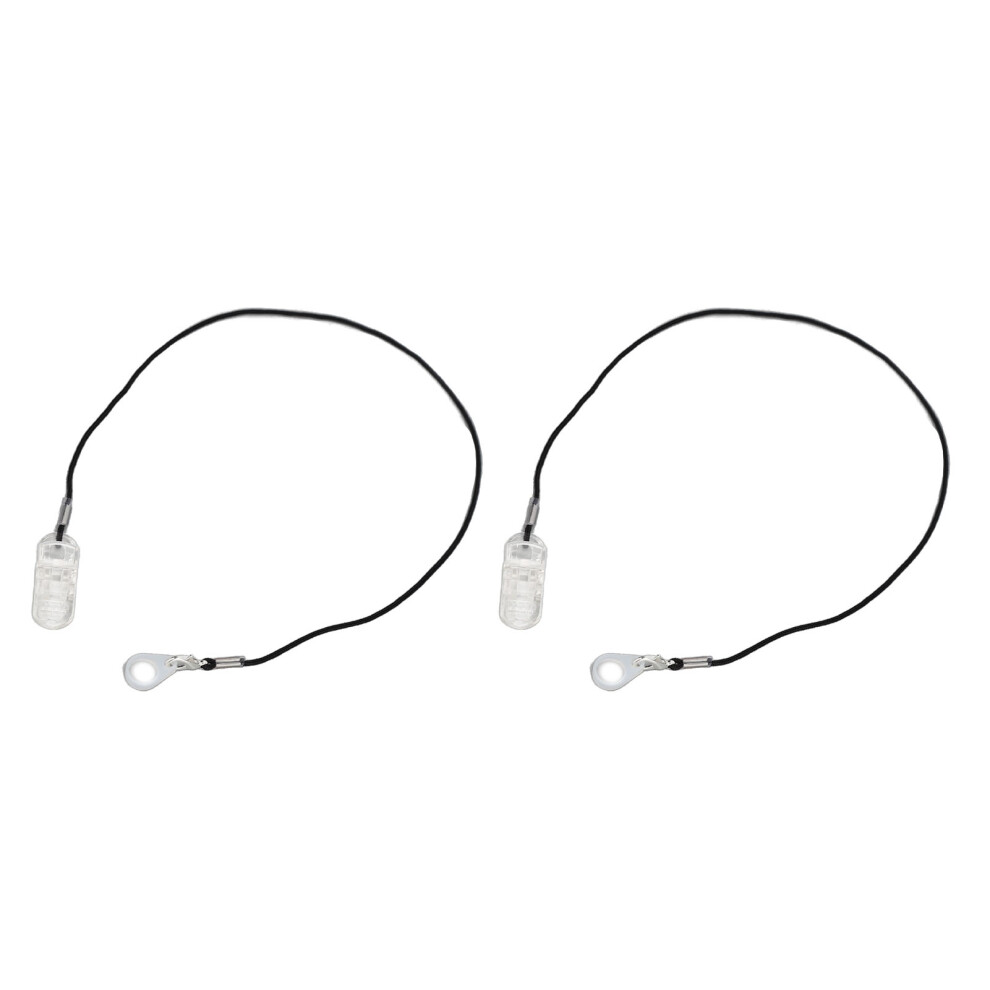 2pcs Nylon Silicone Hearing Amplifier Lanyard for BTE Devices, Portable & Lightweight