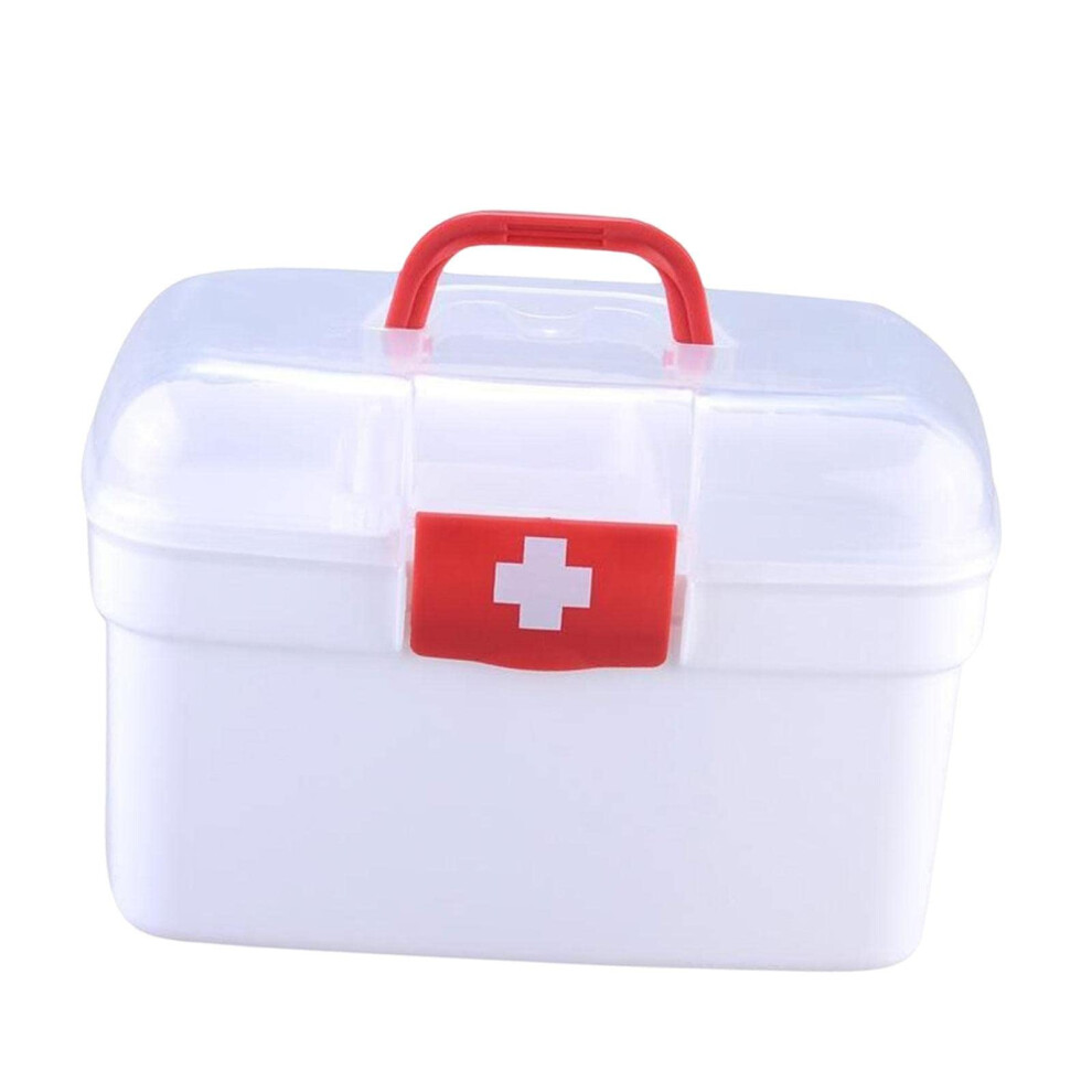 Portable Family First Aid Medical Box Container With Handle For Car Model L Size L