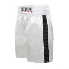 Unisex Boxing Shorts For MMA Muay Thai Training Trunks Fitness Shorts For Adults White