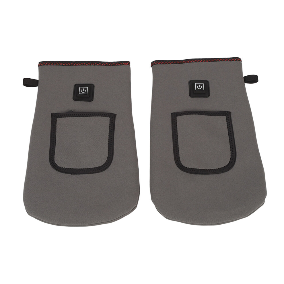 Gray Hand Heating Pad: Moist Heat Therapy Glove For Arthritis Relief