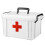 First Aid Kit Storage Box 2-Tier Plastic With Handle White For Car Or Home Portable 1