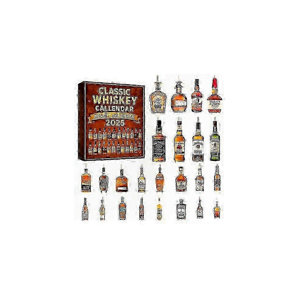 Kikidex (As Show, B) 2025 Alcohol Advent Calendar - Festive Spirits Countdown Selection
