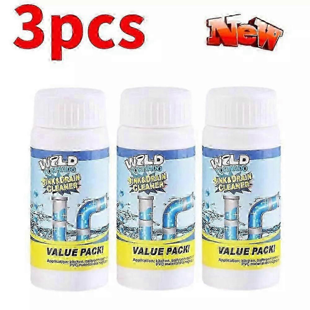 Kikidex (As Show, One Size) 1-3X Sink And Drain Cleaner,Wild Tornado Sink And Drain Cleaner