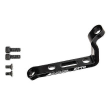 (As show, 180mm) ZTTO Aluminum Alloy Post to Flat Mount Disc Brake Adapter for Road and Mountain Bikes-180mm