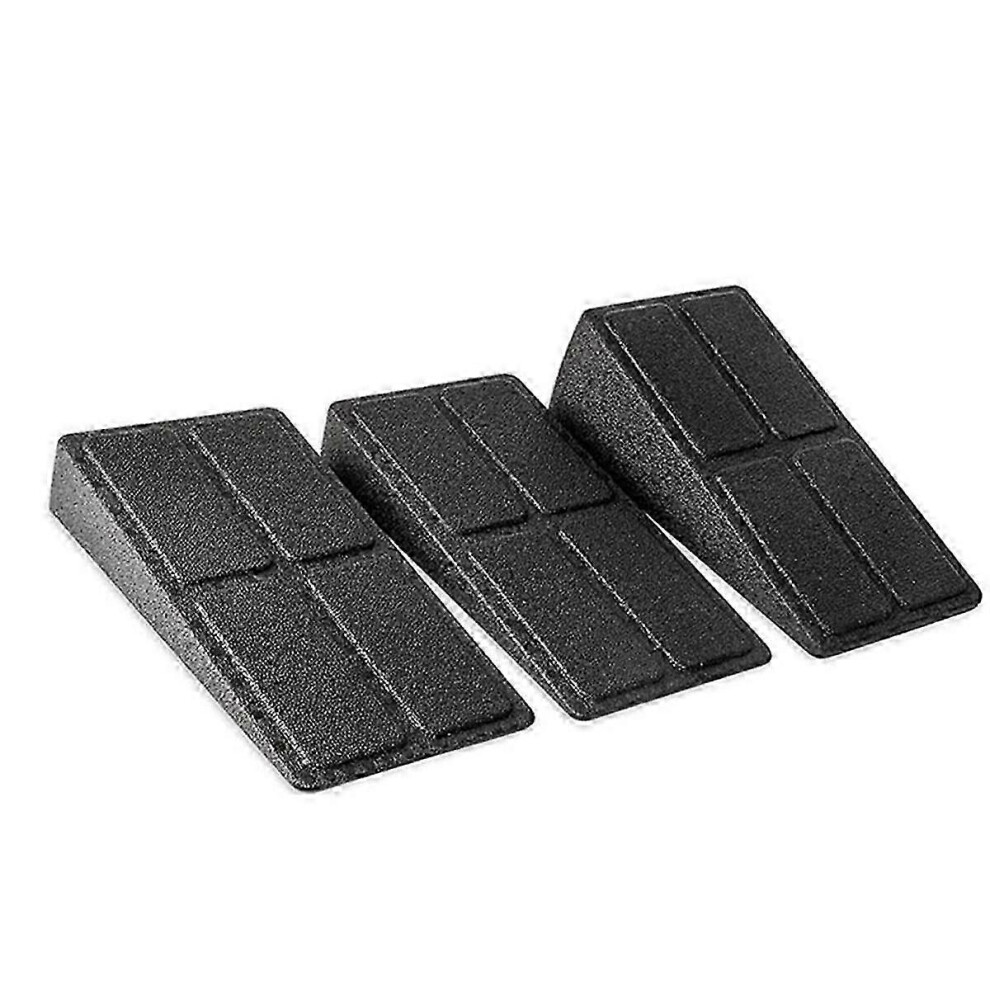 Kikidex (As Show, One Size) 3Pcs Yoga Bricks Squat Wedge Blocks Slant Board Adjustable Non-Slip Foot Stretcher For Gym Fitness