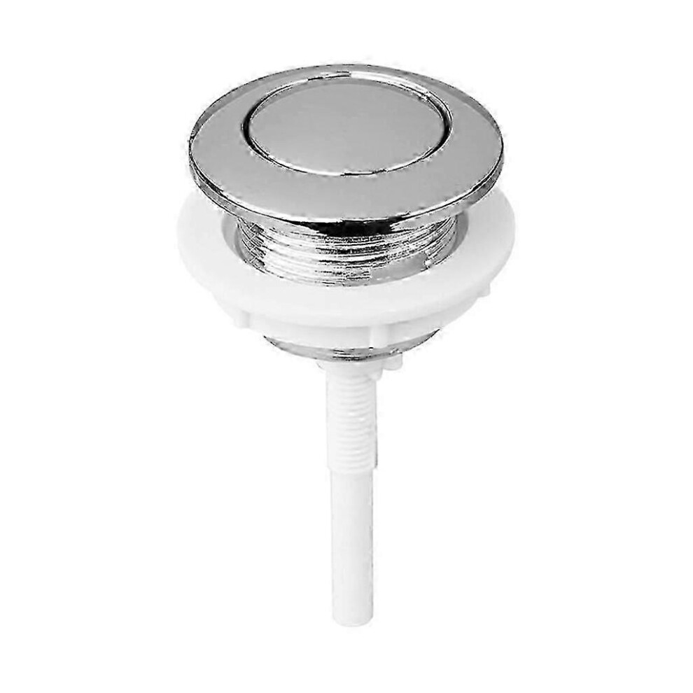 Kikidex (As Show, One Size) Universal Toilet Button Single/Dual Button Flush Valve Replacement Fits 38Mm