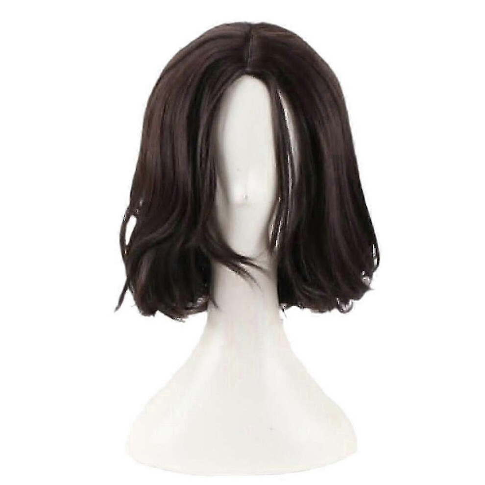 Kikidex (As Show, One Size) Handsome Men Natural Wig For Cosplay Wig Black Short Wavy-Hair Wig
