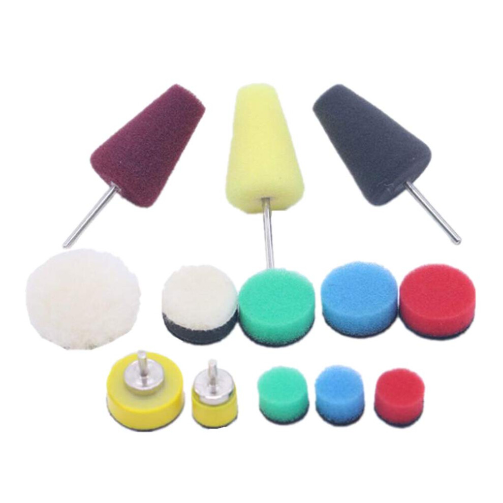Drill Buffing Sponge Pad 13 Pcs Polishing Pad For Automotive Car Detailing Kit Sponge Buffing Pads For Drill 9393856720989