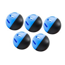 Practice Baseballs 74mm Diameter Softballs - Set Of 5 Indoor Training Balls For Hitting And Tournament Play