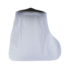 Wasserfeste elastische Fuß-Duschhaube 3530 cm, hautfreundlich, transparent
