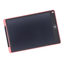 12-Zoll LCD-Handwrittenafel für Kinder Pink, 40mAh eingebaute Batterie