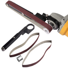 Modified Sand Belt Machine Electric Grinder Air Sander Attachment Sanding Belt Kit Pipe Adapter With Sanding Belts