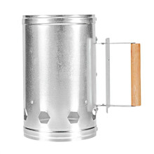 Charcoal Chimney Starter Heavy Duty For Grilling And Camping, Quick Charcoal Lighting, Compatible With Any BBQ Grill