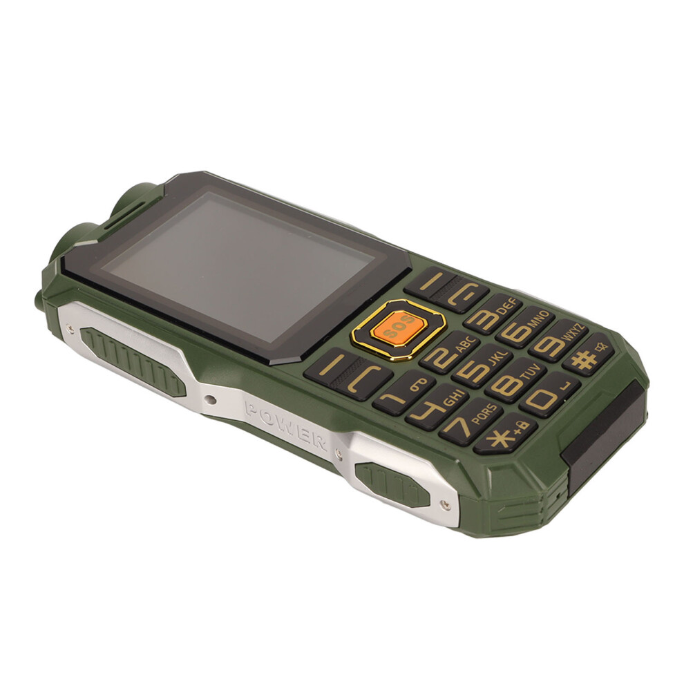 2.6In Ultrathin 16800Mah Senior Phone With 3 Defense & Loudspeaker Green 7681356492898