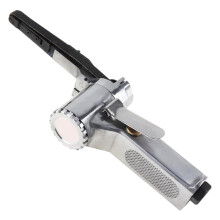Pneumatic Belt Sander For Woodworking And Metalworking, 3/8x13 Sanding Belts, 16000 RPM, Ergonomic Design, Air Tool