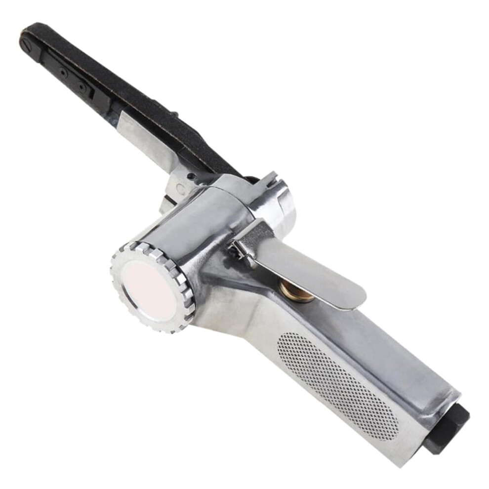 Pneumatic Belt Sander For Woodworking And Metalworking, 3/8X13 Sanding Belts, 16000 Rpm, Ergonomic Design, Air Tool 9084446692419