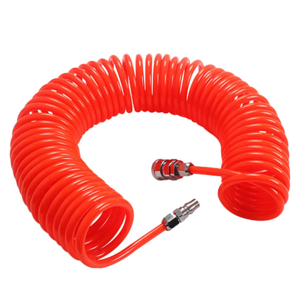 Flexible Pu Air Compressor Hose With Quick Connector, Recoil Spiral Tube, Expandable Hose For Pneumatic Tools 9067246401412