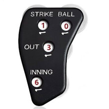 Practical Baseball Counter Clickers 4-Wheel Umpire Clickers Replacement Handheld Baseball Umpire Indicators