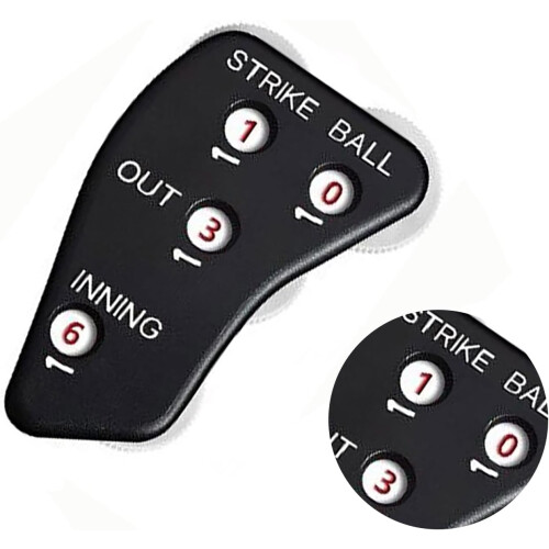 Practical Baseball Counter Clickers 4-Wheel Umpire Clickers Replacement Handheld Baseball Umpire Indicators 2