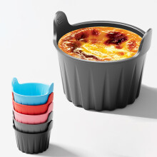 Air Fryer Egg Poacher Silicone Cups 5-Pack Microwave Safe Food-Grade Poacher Molds For Eggs Souffle Muffins