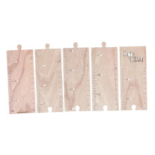 1set Boys and Girls Growth Chart Ruler Wall Decor For Boy Girl's Bedroom Wooden Growth Chart Kids Growth Chart