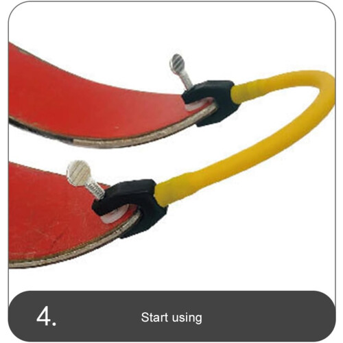 Compact Ski Tip Connector ABS Plastic For Speed Control Training Techniques Compatible With Most Skis Winter Accessory 2