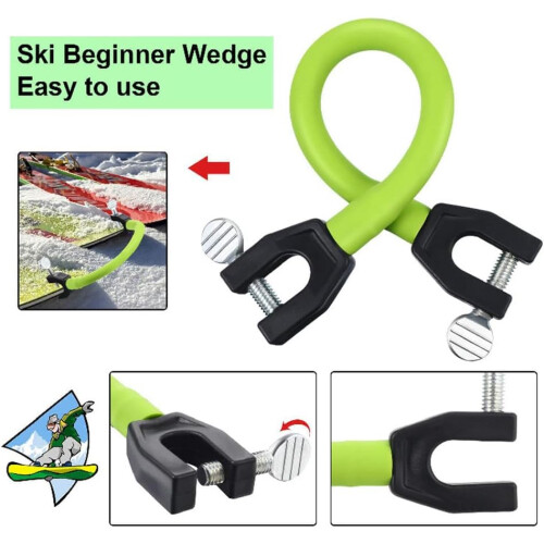 Compact Ski Tip Connector ABS Plastic For Speed Control Training Techniques Compatible With Most Skis Winter Accessory 1