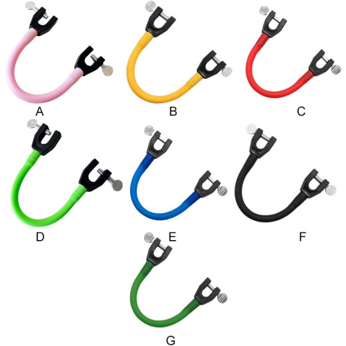 Ski Tip Connector ABS Material For Beginner Skiers Easy Installation Pink Color Speed Control 2