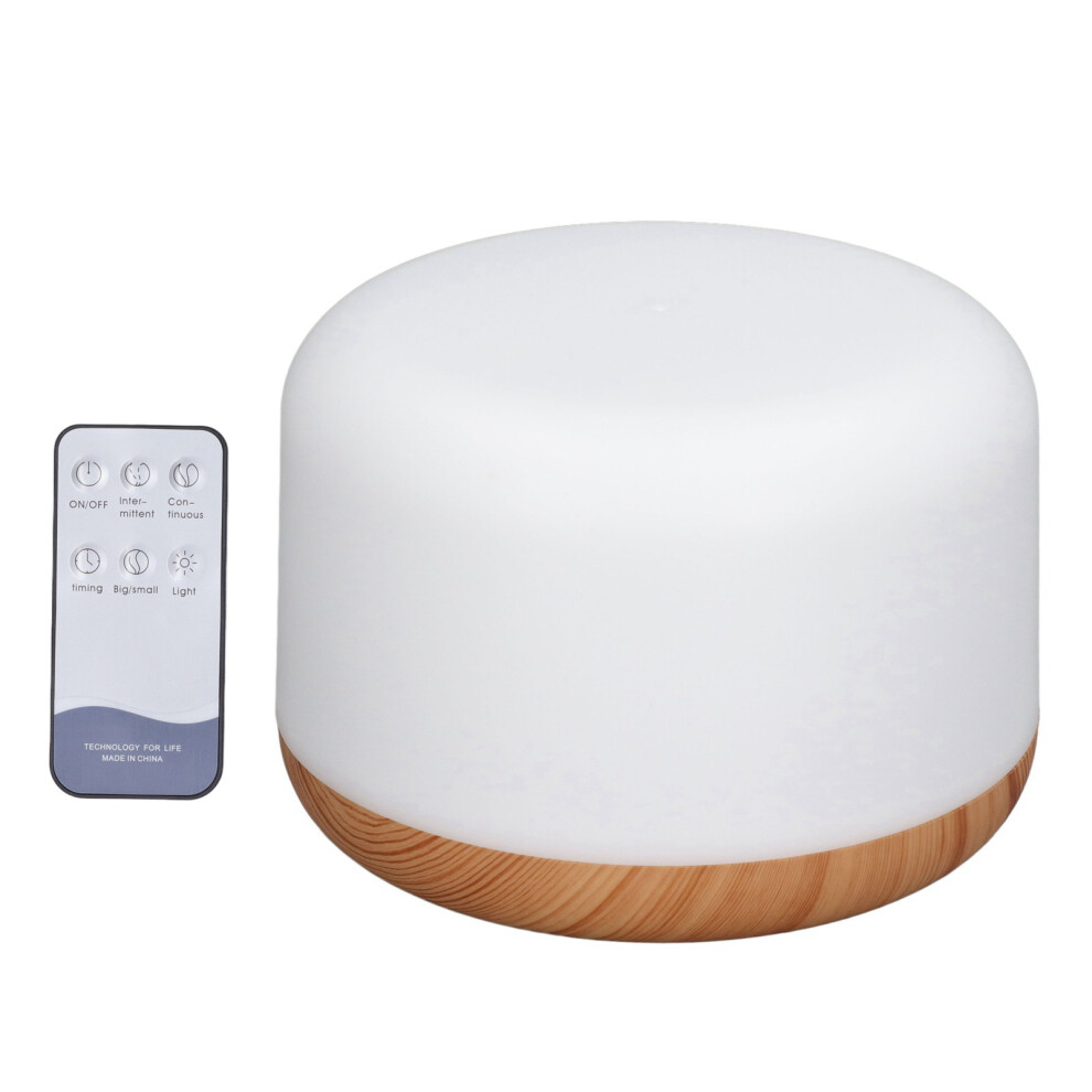 500ml Diffuser Humidifier with Remote, Night Light, Wood Grain-image-OPC-PMH6SPM-NEW